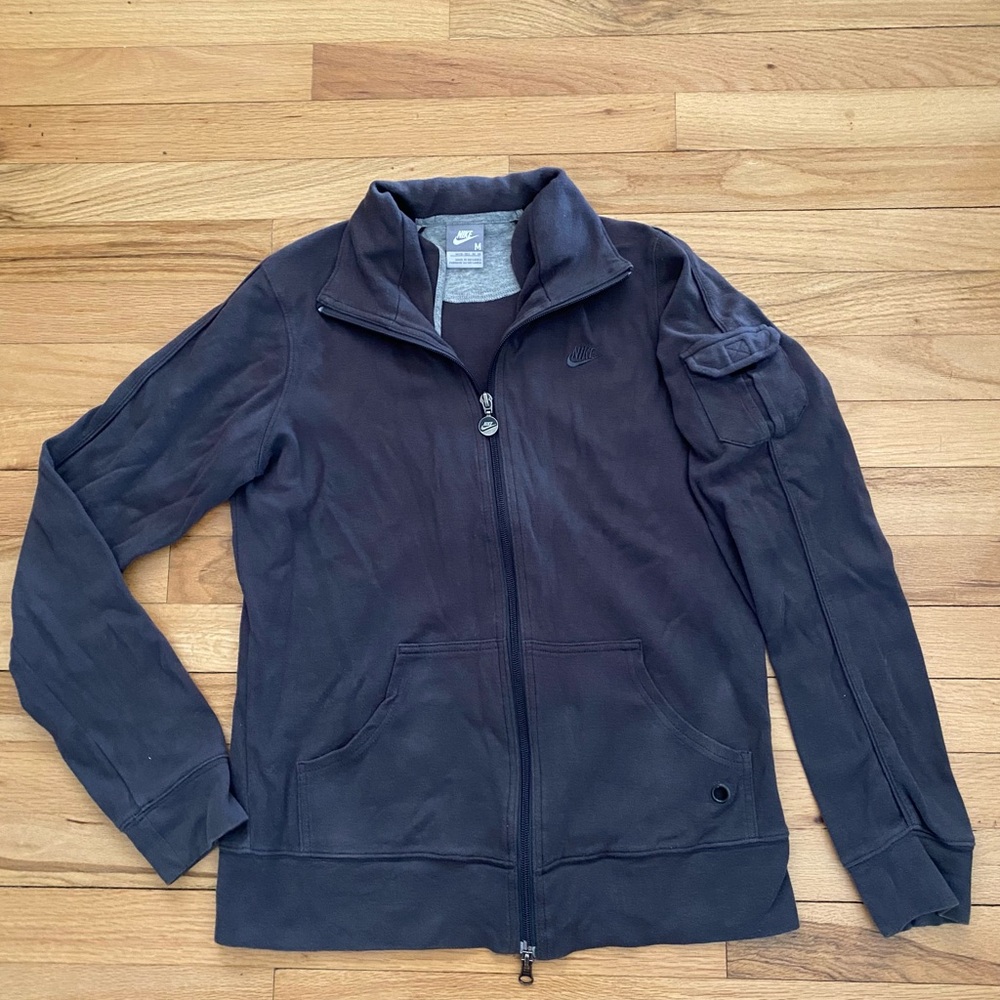 Womens Grey Nike Zip Up